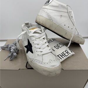Golden Goose Mid Star Sneakers – Size 36 (US 6) 💙✨